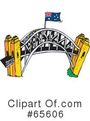 Bridge Clipart #65606 by Dennis Holmes Designs