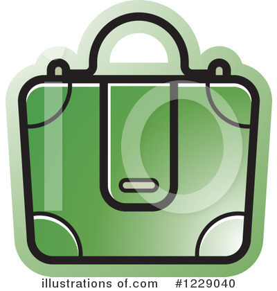 Royalty-Free (RF) Briefcase Clipart Illustration by Lal Perera - Stock Sample #1229040