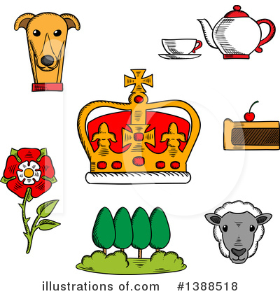 Great Britain Clipart #1388518 by Vector Tradition SM