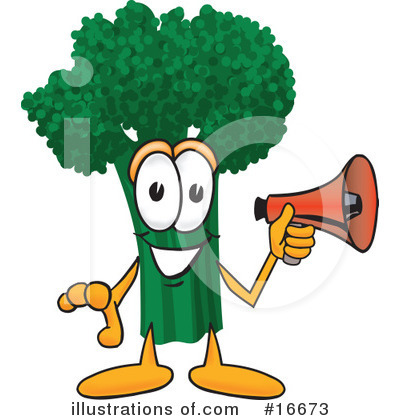 Broccoli Character Clipart #16673 by Toons4Biz