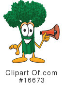 Broccoli Character Clipart #16673 by Mascot Junction