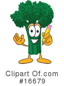 Broccoli Character Clipart #16679 by Mascot Junction