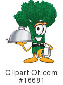 Broccoli Character Clipart #16681 by Mascot Junction