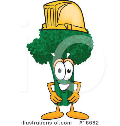 Broccoli Character Clipart #16682 by Toons4Biz