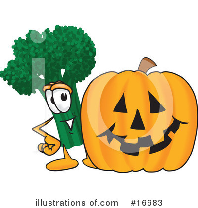 Broccoli Character Clipart #16683 by Mascot Junction