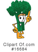 Broccoli Character Clipart #16684 by Mascot Junction