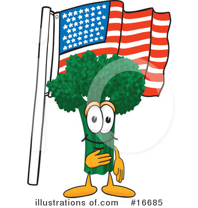 Broccoli Character Clipart #16685 by Toons4Biz