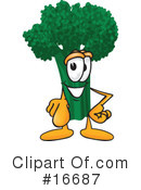 Broccoli Character Clipart #16687 by Mascot Junction