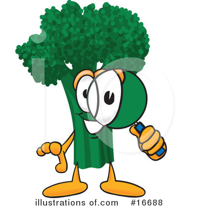 Broccoli Character Clipart #16688 by Toons4Biz