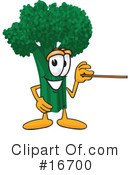 Broccoli Character Clipart #16700 by Mascot Junction