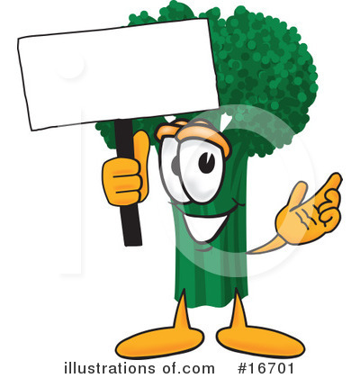 Broccoli Character Clipart #16701 by Toons4Biz