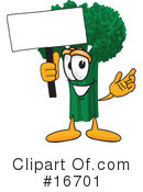 Broccoli Character Clipart #16701 by Mascot Junction