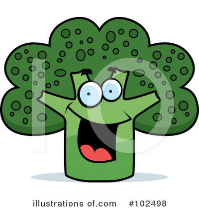 Royalty-Free (RF) Broccoli Clipart Illustration by Cory Thoman - Stock Sample #102498