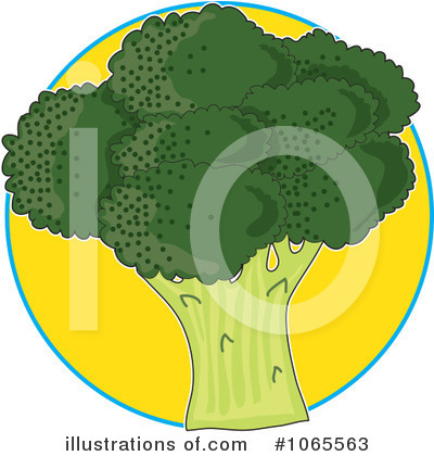 Royalty-Free (RF) Broccoli Clipart Illustration by Maria Bell - Stock Sample #1065563