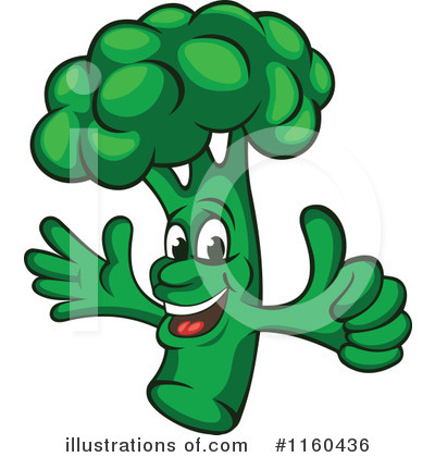 Royalty-Free (RF) Broccoli Clipart Illustration by Vector Tradition SM - Stock Sample #1160436