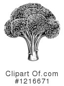Broccoli Clipart #1216671 by AtStockIllustration