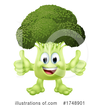 Royalty-Free (RF) Broccoli Clipart Illustration by AtStockIllustration - Stock Sample #1748901