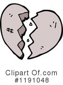 Broken Heart Clipart #1191048 by lineartestpilot
