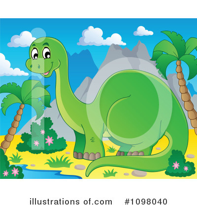 Apatosaurus Clipart #1098040 by visekart