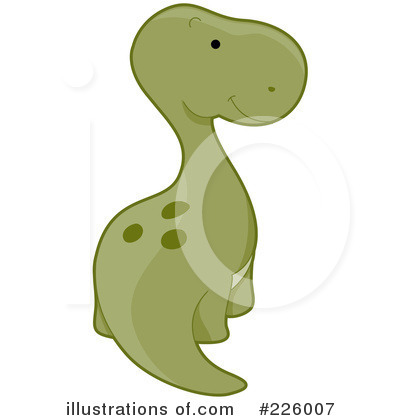 Royalty-Free (RF) Brontosaurus Clipart Illustration by BNP Design Studio - Stock Sample #226007