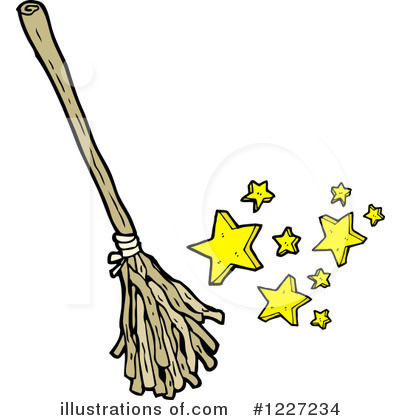 Royalty-Free (RF) Broom Clipart Illustration by lineartestpilot - Stock Sample #1227234