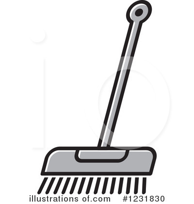 Broom Clipart #1231830 by Lal Perera