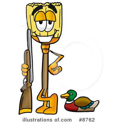 Royalty-Free (RF) Broom Clipart Illustration by Mascot Junction - Stock Sample #8762