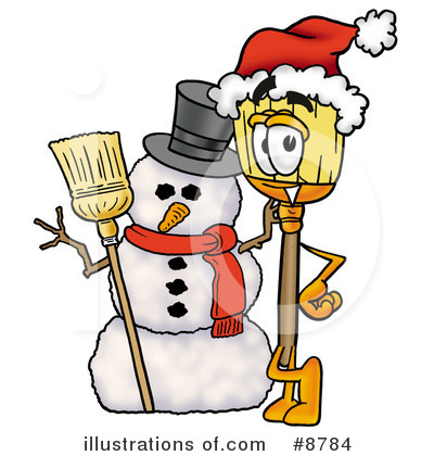 Royalty-Free (RF) Broom Clipart Illustration by Mascot Junction - Stock Sample #8784
