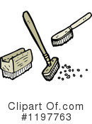 Brooms And Brushes Clipart #1197763 by lineartestpilot