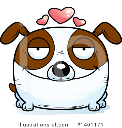 Brown And White Dog Clipart #1451171 by Cory Thoman