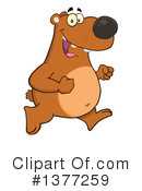Brown Bear Clipart #1377259 by Hit Toon