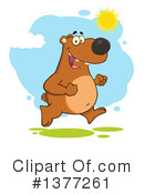 Brown Bear Clipart #1377261 by Hit Toon