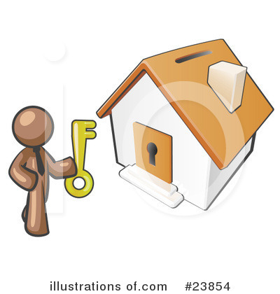 House Clipart #23854 by Leo Blanchette