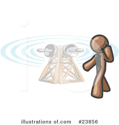 Communications Tower Clipart #23856 by Leo Blanchette