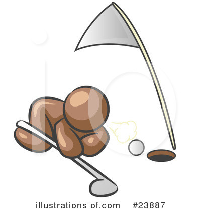 Golfing Clipart #23887 by Leo Blanchette