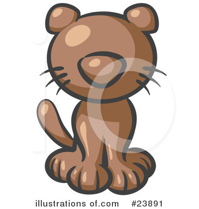Royalty-Free (RF) Brown Collection Clipart Illustration by Leo Blanchette - Stock Sample #23891