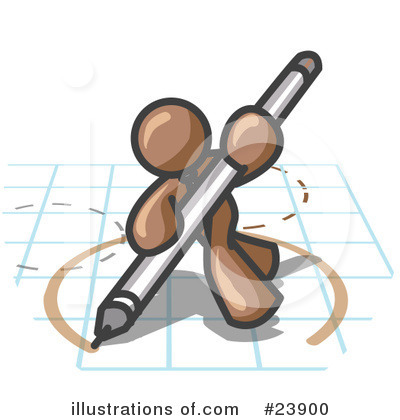 Royalty-Free (RF) Brown Collection Clipart Illustration by Leo Blanchette - Stock Sample #23900