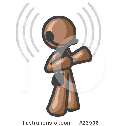 Headset Clipart #23908 by Leo Blanchette