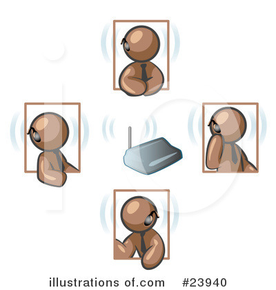Headset Clipart #23940 by Leo Blanchette