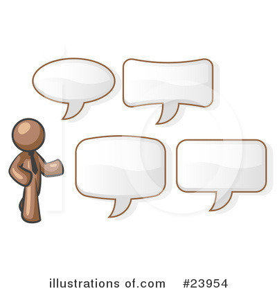 Word Balloon Clipart #23954 by Leo Blanchette