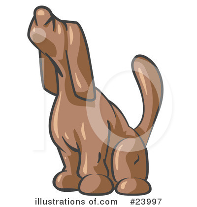 Bloodhound Clipart #23997 by Leo Blanchette