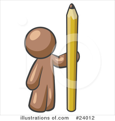 Writing Clipart #24012 by Leo Blanchette