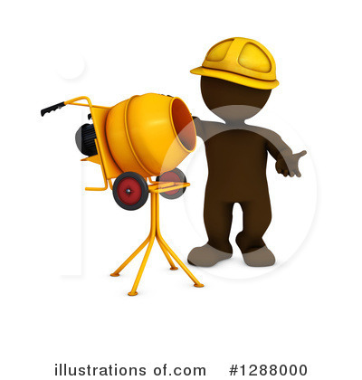 Royalty-Free (RF) Brown Man Clipart Illustration by KJ Pargeter - Stock Sample #1288000