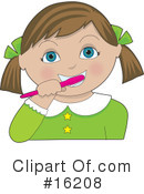 Brushing Teeth Clipart #16208 by Maria Bell
