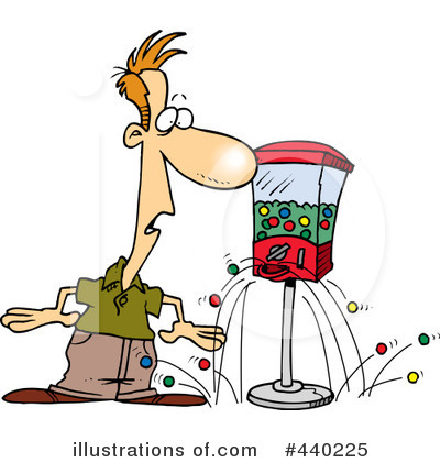 Royalty-Free (RF) Bubble Gum Clipart Illustration by toonaday - Stock Sample #440225