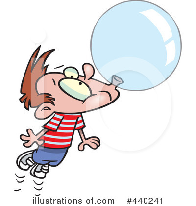 Royalty-Free (RF) Bubble Gum Clipart Illustration by toonaday - Stock Sample #440241