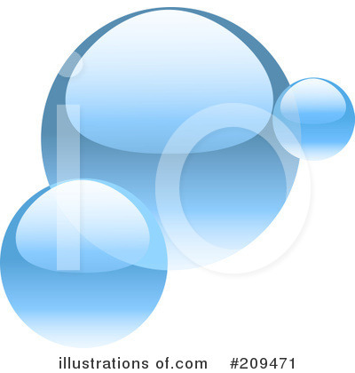 Royalty-Free (RF) Bubbles Clipart Illustration by elaineitalia - Stock Sample #209471