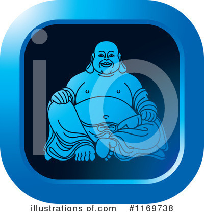 Royalty-Free (RF) Buddha Clipart Illustration by Lal Perera - Stock Sample #1169738