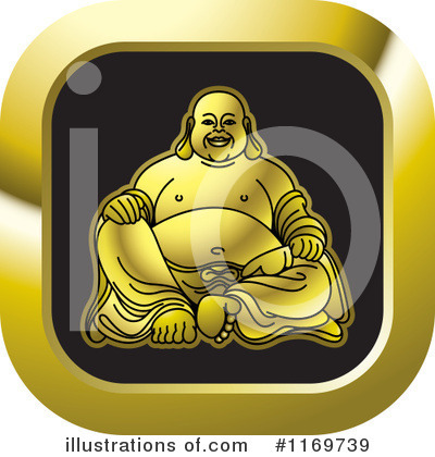 Royalty-Free (RF) Buddha Clipart Illustration by Lal Perera - Stock Sample #1169739