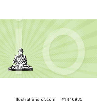 Royalty-Free (RF) Buddha Clipart Illustration by patrimonio - Stock Sample #1446935